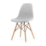 Gray Cotton Fit Chair