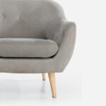 Mysa Cozy Armchair Hillared anthracite, Solid Birch & tinted lacquer