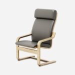 Cult 70’s Armchair, matte lacquer & fabric