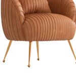 Puffed Ribbed Statement Chair