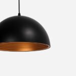 Oslo Svart Pendant Lamp, Powder coated Epoxy & painted Steel