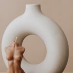 Gift Box, Handmade venus Candle and Minimal Vase