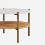 Morgeby Coffee table With Concrete top, plywood birch